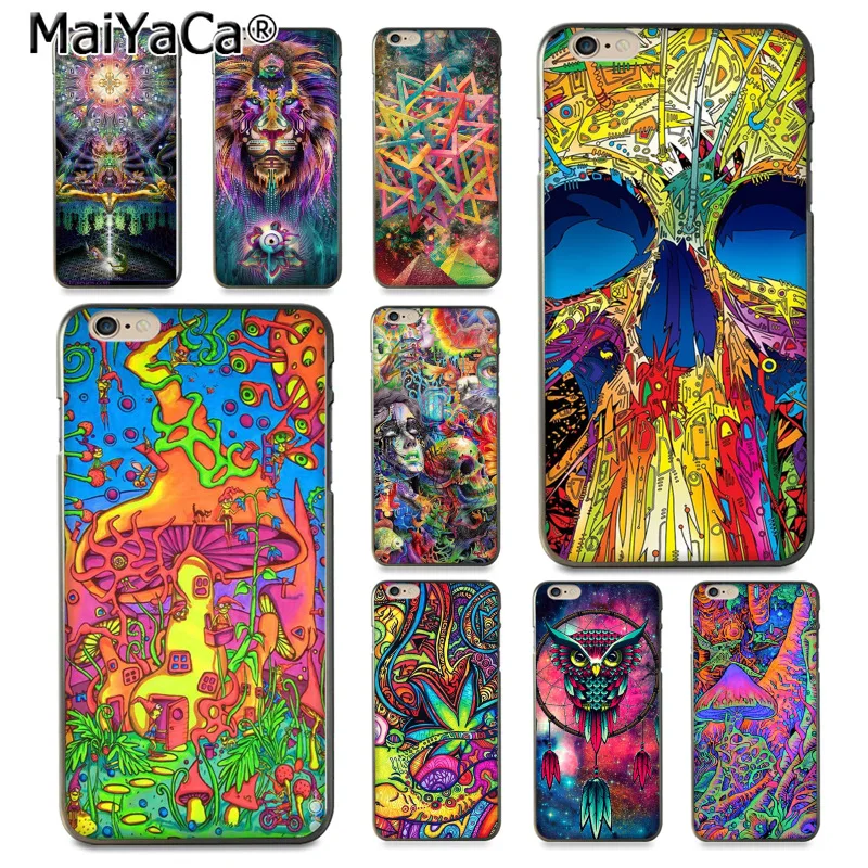 MaiYaCa Psychedelic рисунок топ детальный популярный мягкий чехол для iPhone 8 7 6 6S Plus X 10 5 5S SE 5C