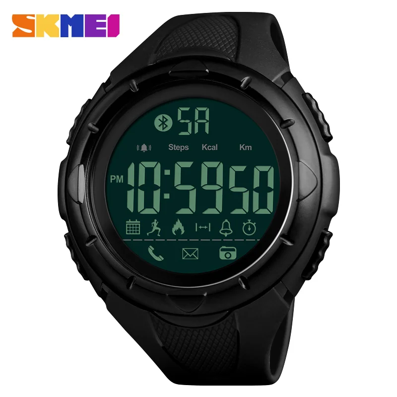 

SKMEI Brand Smart Watch Men LED Digital Intelligent Wrist Watch Outdoor Waterproof Sport Watch With Pedometer Relogio Masculino