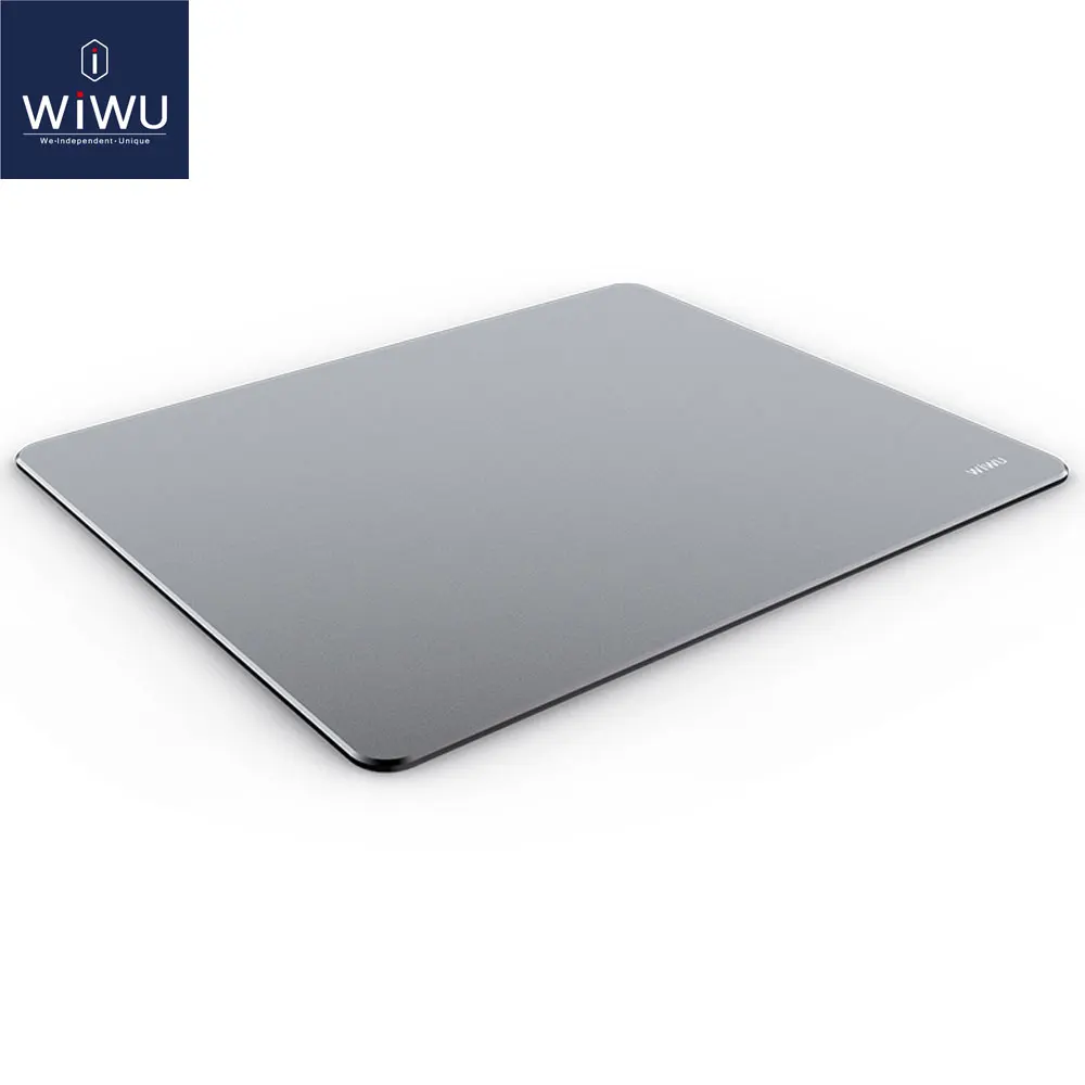 

WIWU Aluminum Alloy Gaming Mouse Pad Waterproof Computer Pad large Ultra-thin Mat Environmental Silicone Non-Slip Mouse Pad