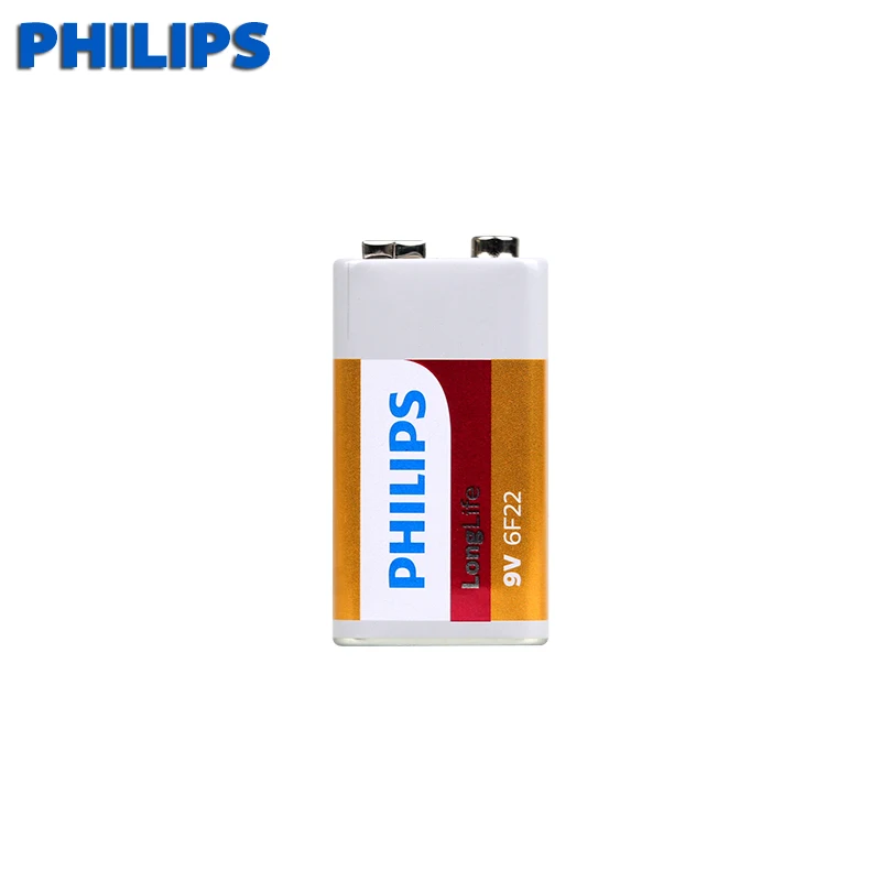 10 шт./philips PP3 6F22 6LR61 MN1604 9 В сверхмощные сухие батареи не перезаряжаемые для радио