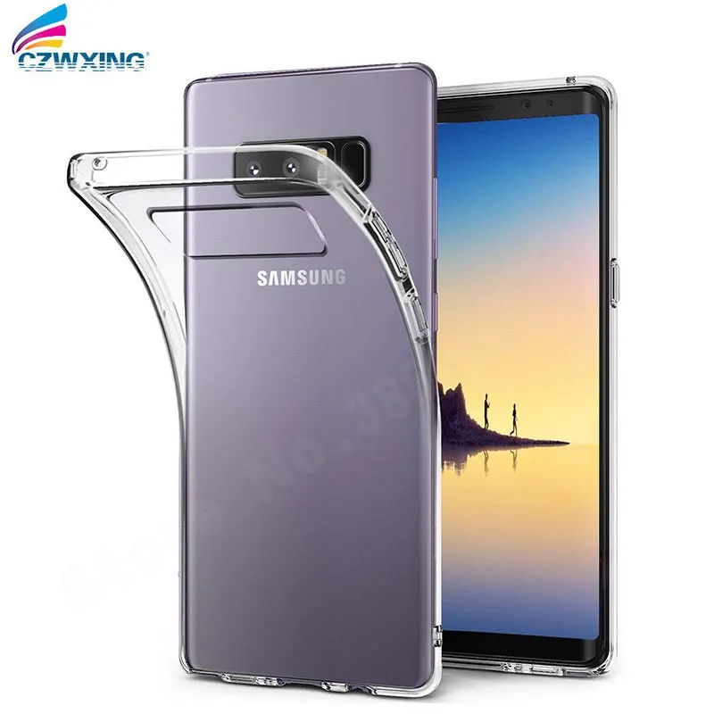 Чехол для Samsung Galaxy Note 8 силиконовый прозрачный чехол из ТПУ N950F | Мобильные