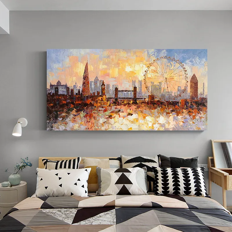 London Skyline pintados à mão pintura a