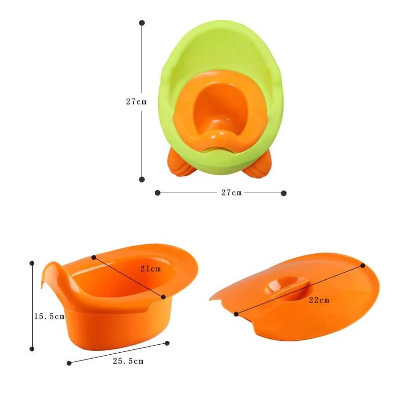 Полипропиленовый Детский горшок туалет автомобиль туалет для детей Туалет тренер сиденье стул удобный портативный горшок с животными детский туалет