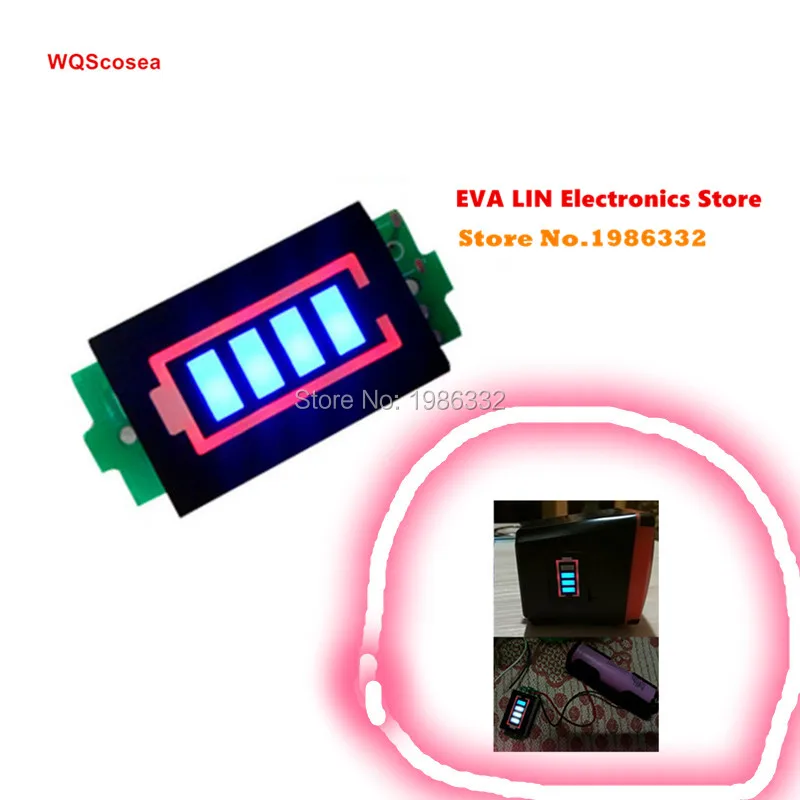 

WS16 1S 18650 Li-po Li-ion Lithium Battery Packs Battery Capacity Indicator Meter Power Level Tester Module Display Board Panel