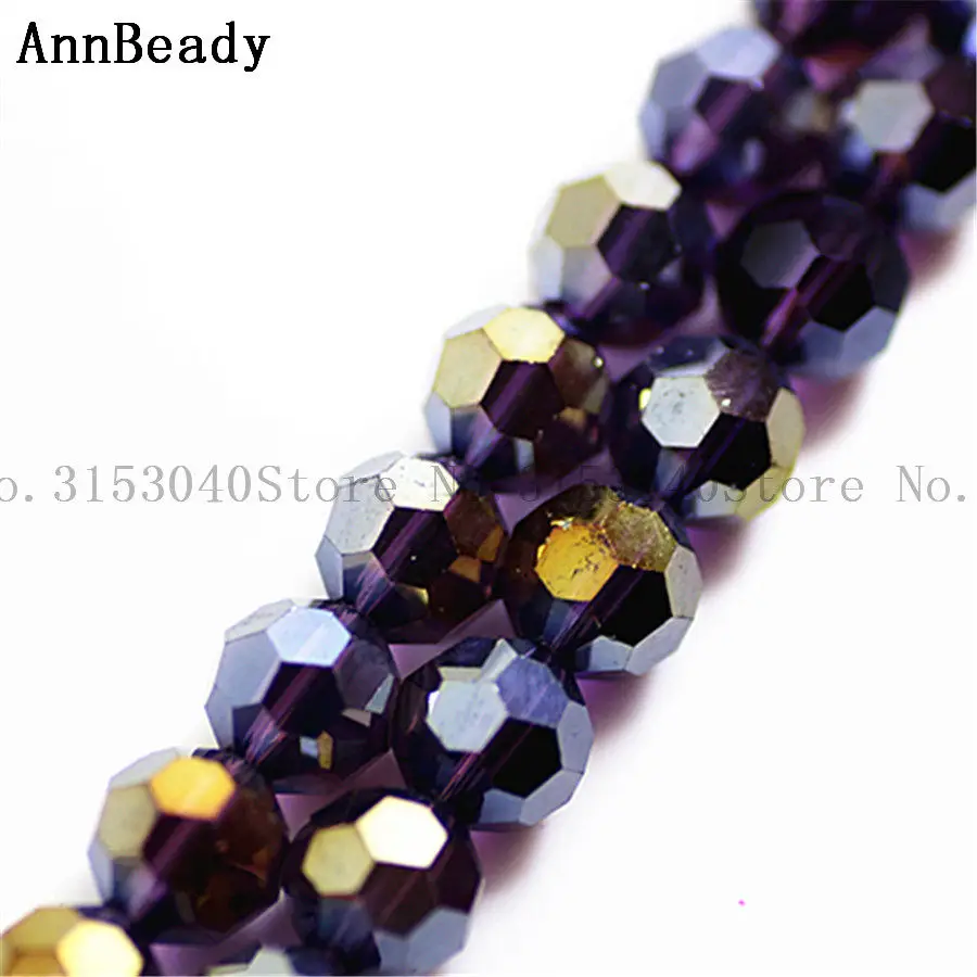 Aliexpress.com : Buy 70pcs 10mm Purple ab Round Faceted