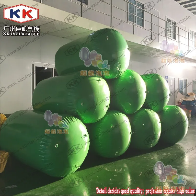 

1*1.5m Advertising PVC Air Sealed Cylinder Inflatable Water Buoys Water Tubes Floating Buoy for Water Park