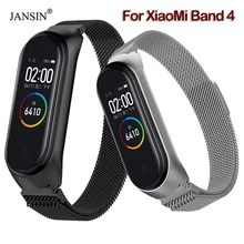 Mi band 4 Магнитный mi lanese Loop ремешок для Xiaomi mi Band 4 сменный Браслет из нержавеющей стали для Xiaomi mi band 4