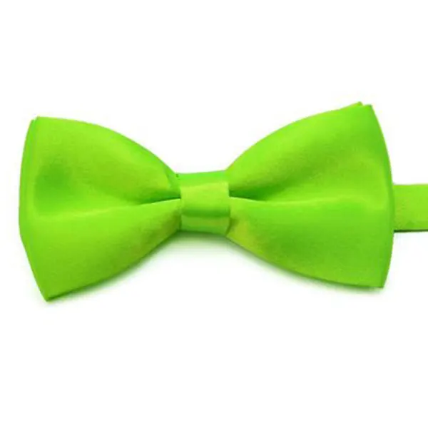 Новинка; Модный Детский галстук-бабочка для маленьких мальчиков; галстук-бабочка на свадьбу; FS99 - Цвет: Fluorescent green