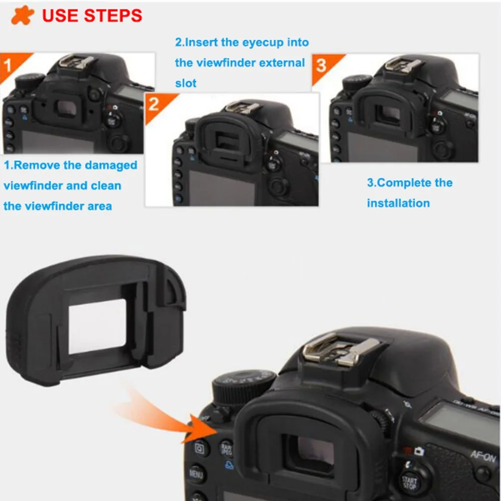 LXH например наглазник окуляра видоискателя для Canon EOS-1D X/EOS-1Ds Mark III/1D Mark IV/1D Mark III/5D Mark III/7D Заменяет Canon EG