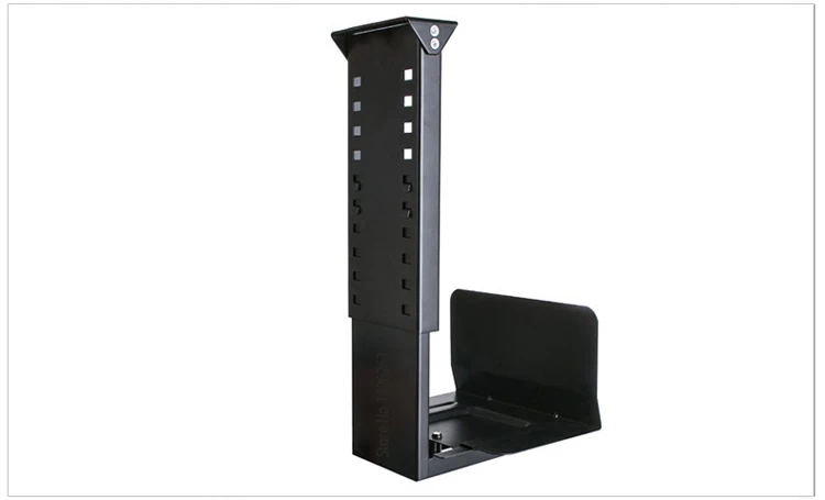  Universal PC Case Holder Under Desk Wall Side CPU Stand Adjustable Computer Mainframe Hanger Host B