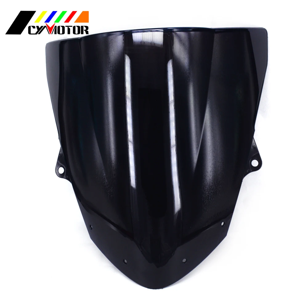 Черное Лобовое стекло для мотоцикла обтекатель лобового стекла ZX6R ZX 6R ZX636 2009 2010 2011