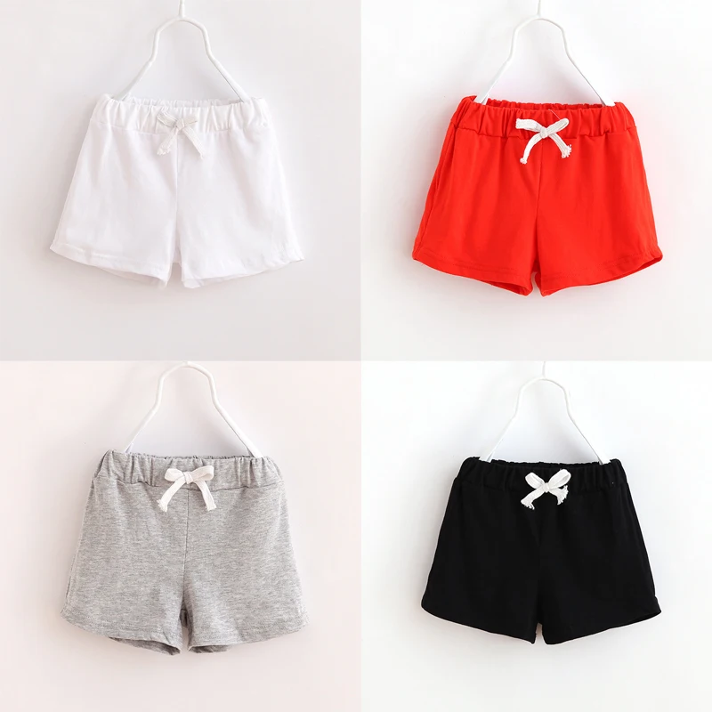 

Oklady 2019 HOT SALE Summer Children's Cotton Shorts Boys and Girls Shorts Cotton Candy Color Shorts Baby Clothing