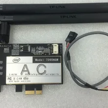 Ssea новая настольная Беспроводной карты для Intel Беспроводной-AC 7265 7265ngw 802.11ac 867 м NGFF Dual Band BT 4.0 wiFi Карточка с Телевизионные антенны