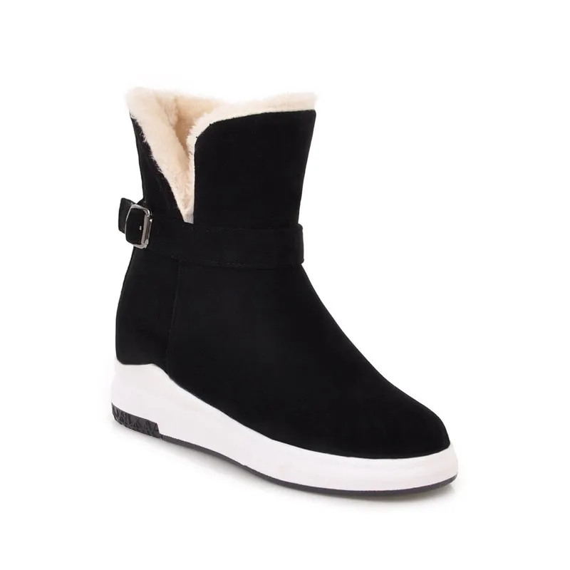QZYERAI/Новое поступление; теплые зимние ботинки; женские ботинки; зимние ботинки на меху на плоской подошве; теплая женская обувь; размеры 34-43