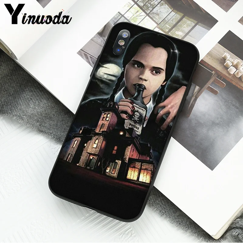 Yinuoda среда Addams Семья ТПУ Мягкий силиконовый чехол для телефона чехол для iPhone 8 7 6 6S Plus 5 5S SE XR X XS MAX Coque Shell - Цвет: A5
