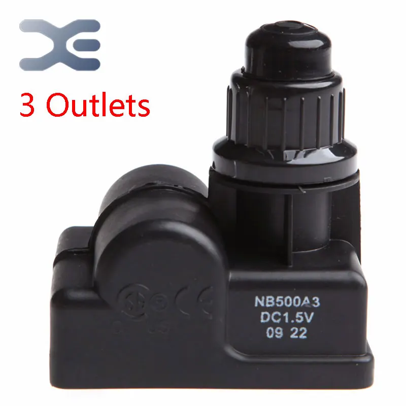 

3 Outlets Universal Spark Generator BBQ Gas Grill Replacement Parts AA Battery Push Button Electronic Ignitor CSA/CE certified