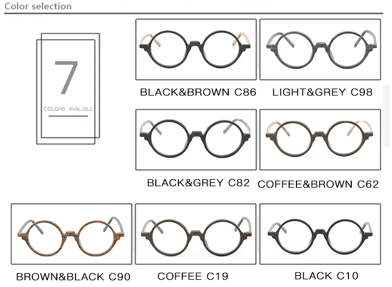 HDCRAFTER, мужские оправы для очков, деревянные ретро круглые очки, оправа для женщин, деревянные очки, оптические простые очки с прозрачными линзами