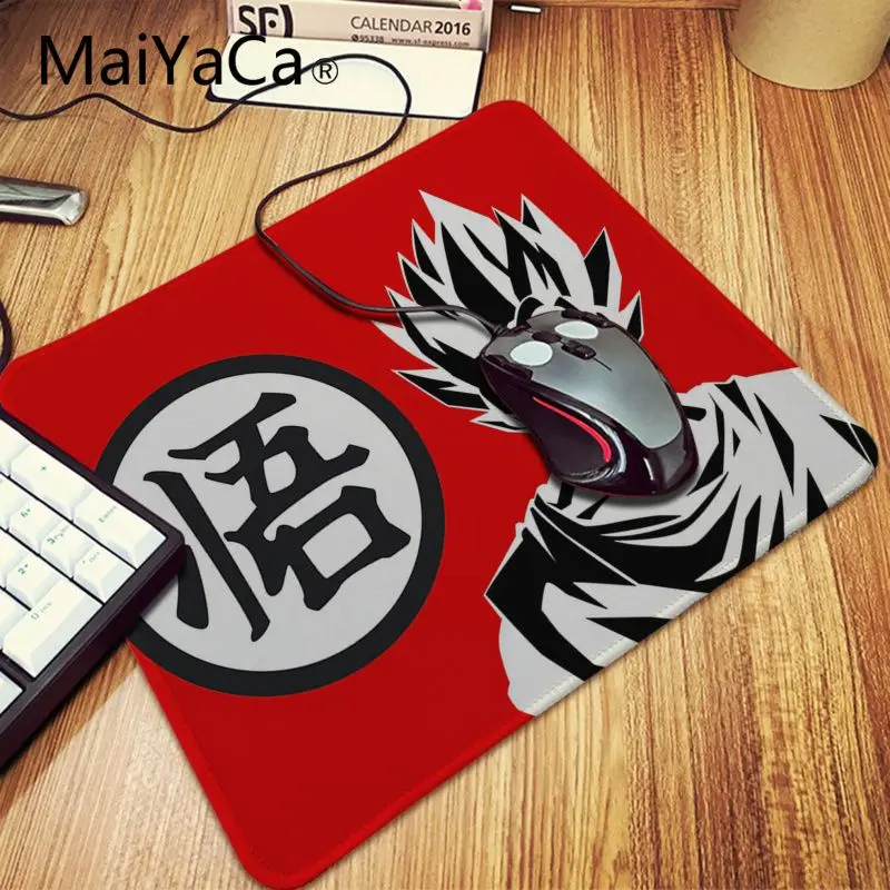 Maiyaca Dragon Ball Dbz Goku логотип красивый коврик для мышки в стиле аниме игровой коврик для мыши xl скоростной коврик для клавиатуры ноутбук - Цвет: Lock Edge 20x25cm