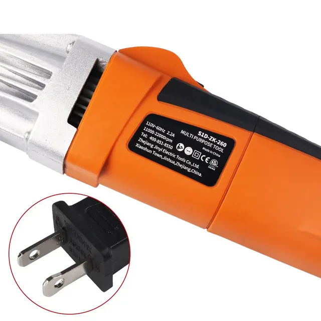 110V/230V 260W 11000-22000rpm Trimming Machine Oscillating Multi Saw Oscillating Tools US/EU Plug