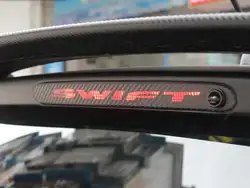 (Используется для Suzuki Swift), высокая стоп наклейку с логотипом автомобиля, предупреждение, 3d углеродного волокна, бесплатная доставка