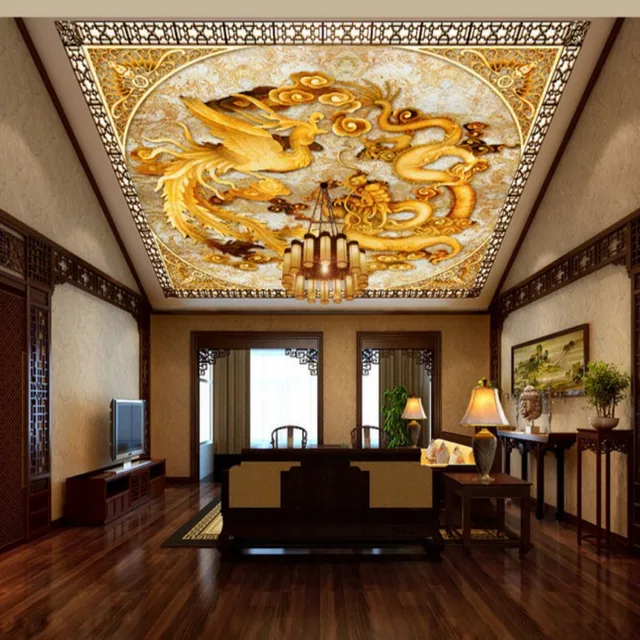 office hd wallpapers. photo wallpaper custom chinese dragon phoenix hd mural living room hotel office hall ceiling hd wallpapers