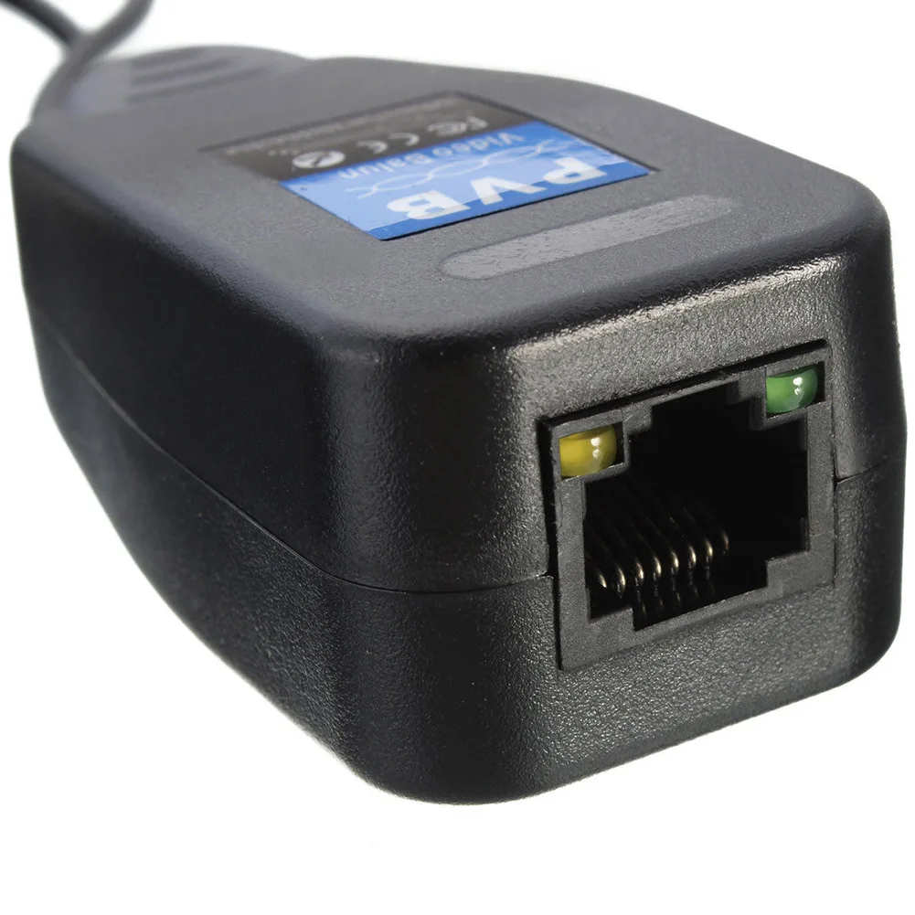 Newly 10 Pairs CCTV Coax BNC Video Power Balun Transceiver to CAT5e 6 RJ45 Connector