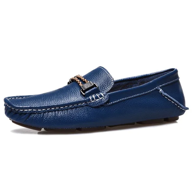 MIYAGINA 100% Genuine Cow leather Mens Loafers Spring Summer Fashion ...