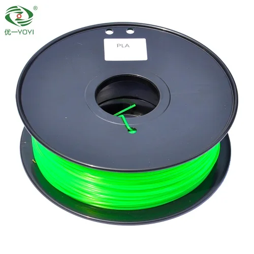 green Китайский зеленый цвет PLA 3d печать нити 1 кг/катушка с высокое качество - Цвет: green