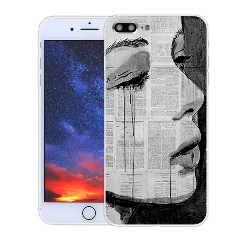 Силиконовый чехол для iPhone 7 7plus 8 X 10 оболочка 5s 5c SE 6 6s 6plus прозрачный матовый