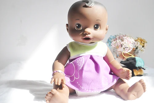 Милый реборн Купание детская Успокаивающая кукла игровой дом кукла игрушка детский подарок на день рождения - Цвет: heavy no sound