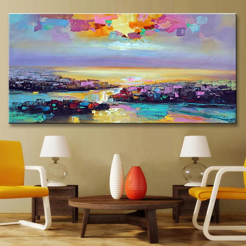 handmade oil painting on canvas modern 100%  Best Art Abstract oil painting original  directly from artis  COX1-008 (1)