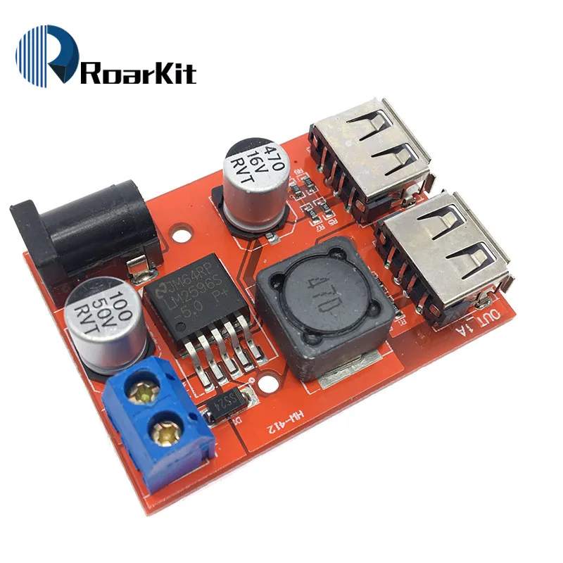 9V 12V 24V to 5V 3A CAR USB Charger Module DC-DC Buck Step Down Converter