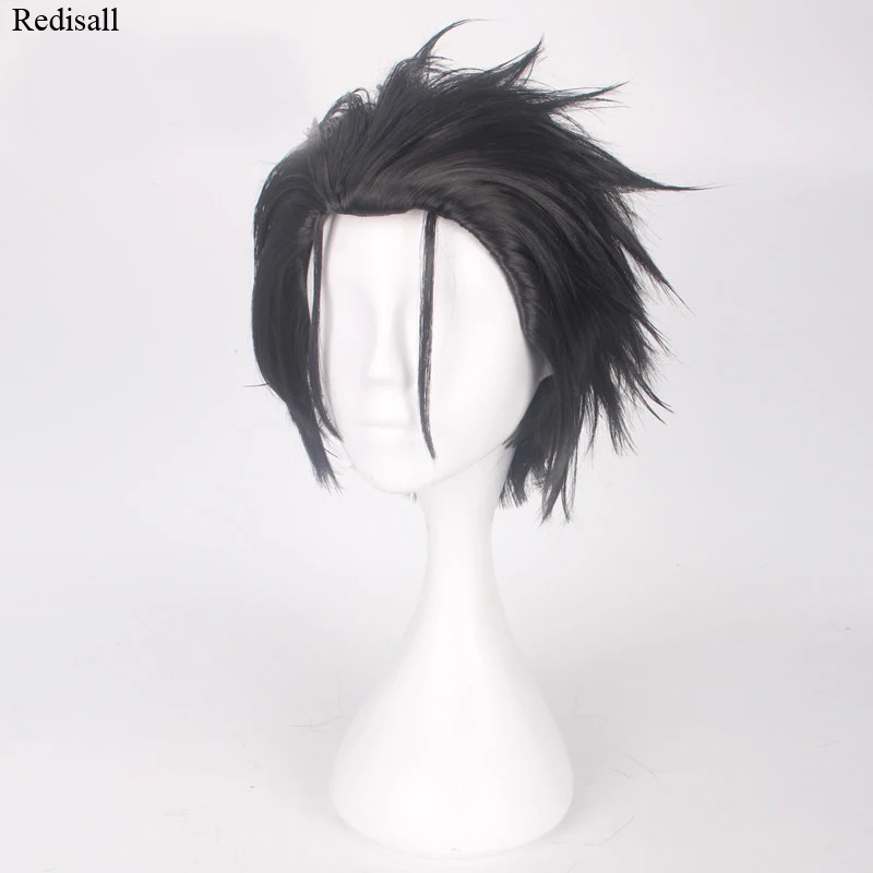 

Natsuki Subaru Black Wig Rintarou Okabe Wig Cosplay Steins Gate Cosplay Re:Life in a Different World from Zero Adult Cosplay