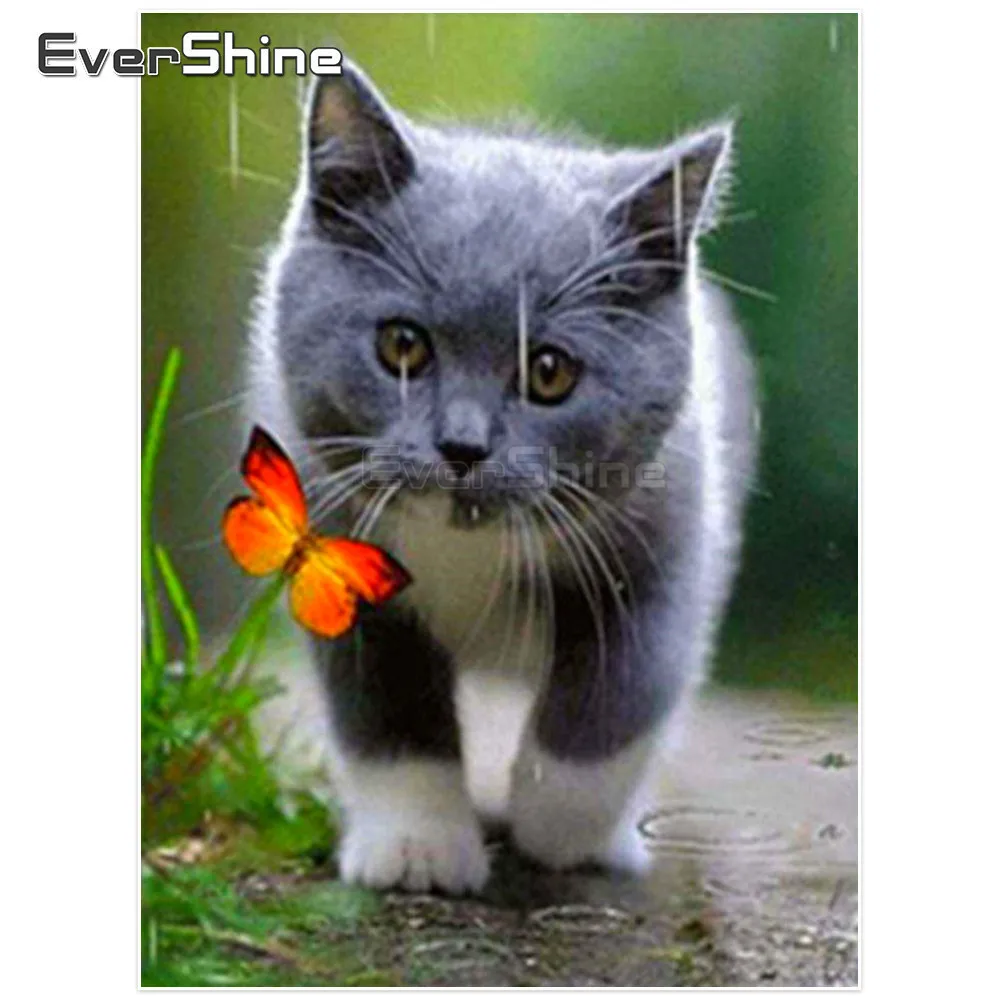 

Evershine Diamond Painting Cross Stitch Animals Full Diamond Mosaic Picture Rhinestone Diamond Embroidery Handmade Home Decor