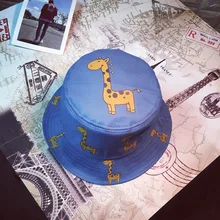 Унисекс мультяшная ведро шляпа мужские и женские уличные спортивные шапки для рыбаков летние складные повседневные хлопковые хип-хоп кепки с животными