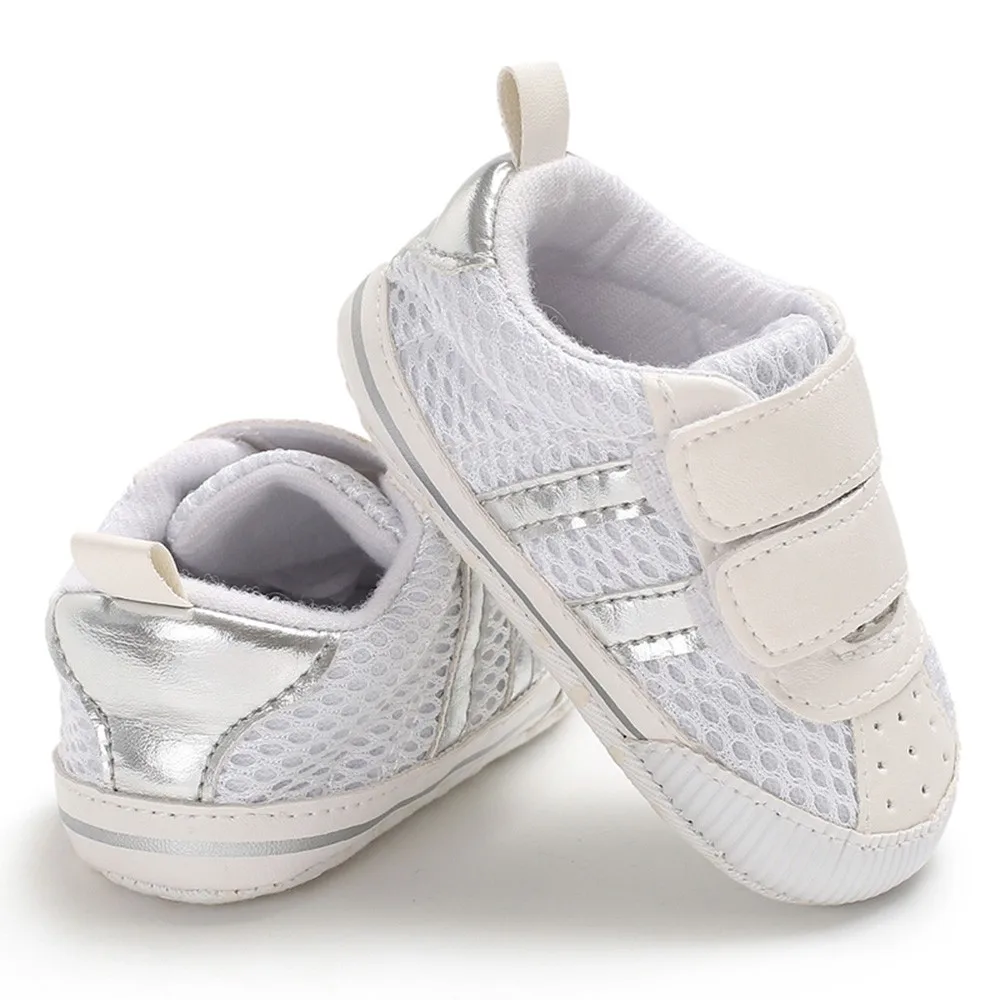 Newborn Baby Girls Boy Mesh Sport Breathable First Walker Soft Sole Casual Shoes