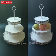 3 многоярусная башня белый держатель для кексов подставка железная