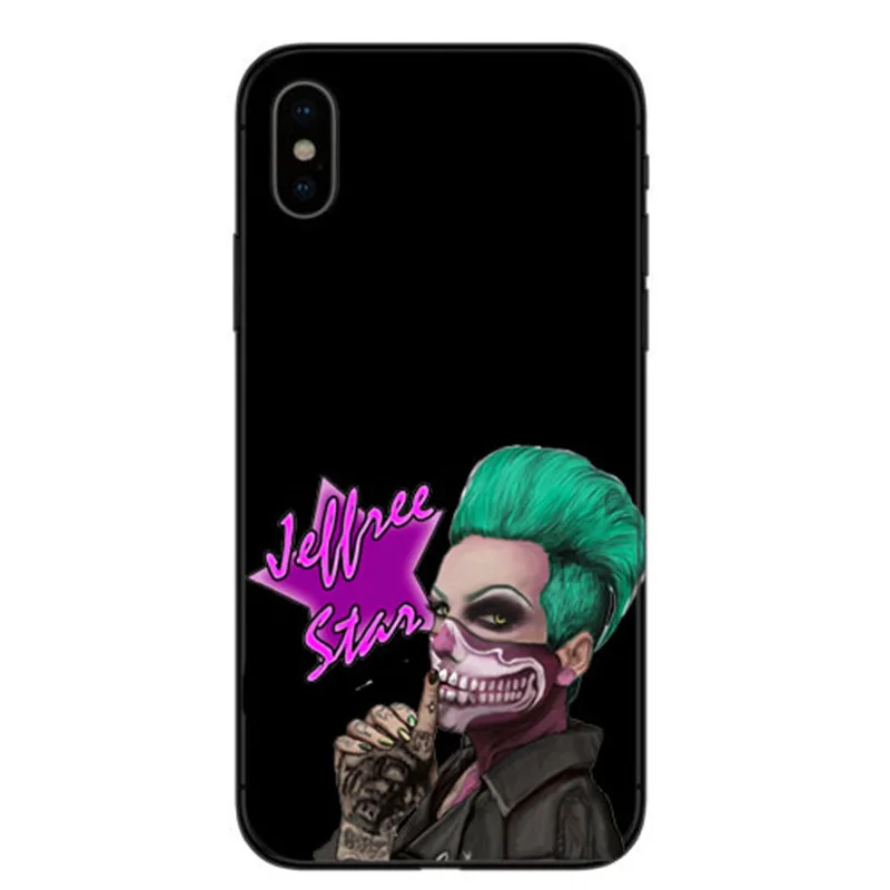 Чехол Jeffree Star для iPhone X, 5, 7 Plus, XS, 10, 8, 6 Max, чехол из ТПУ, силиконовые аксессуары для телефона, Fundas Coque - Цвет: TPU