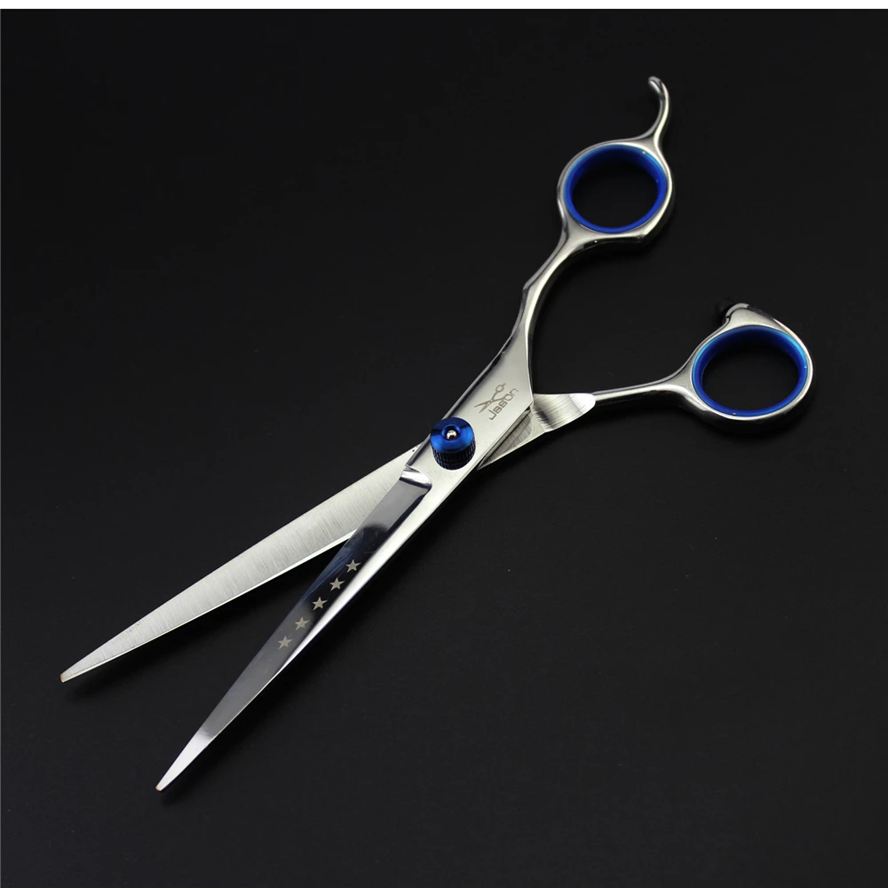 Dog Grooming Scissors Kit 6" 7 inch Professional Pet Grooming Scissors Straight Thinning Curved Shears Cat Dog Tesoura for Groomer Hair Cutting