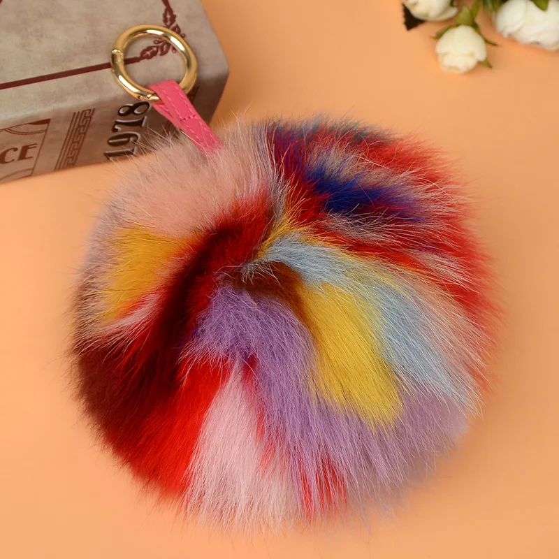 Fox pompom charm multicolor (7)