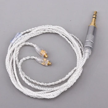 

Oyaide Metal Plug 8 Core 5N Teflon OCC Silver Plated Earphone Cable for Shure SE215 SE315 SE425 SE535 SE846 UE900