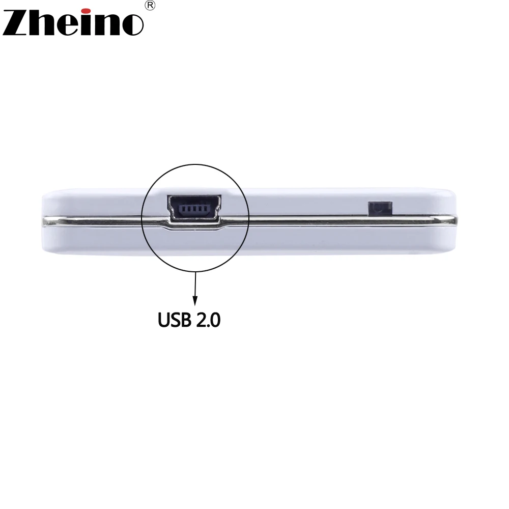 Zheino 1,8 дюймов USB2.0 для pata Мобильный HDD box HDD/SSD Внешний корпус чехол для 1,8 дюймов 50PIN CF IDE PATA жесткий диск