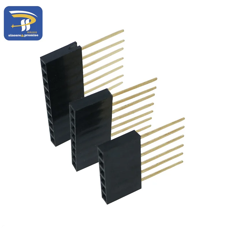 Штепсельная Вилка для arduino 2 54 мм 6 Pin 8 10 P 10P|pin header|female pin headerfemale header |