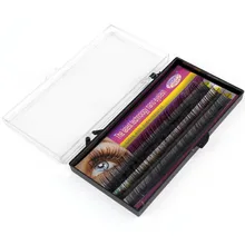 StarsColors искусственной норки Индивидуальный ресниц Искусственные ресницы шелковые ресницы 0,10 мм накладные ресницы, 8/10/12 мм в диаметре, различные Длина