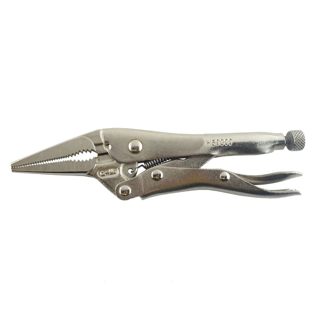 

6''/9'' CR-Mo Alloy Steel Locking Pliers Set curved jaw locking pliers long nose locking pliers 169mm/225mm Length