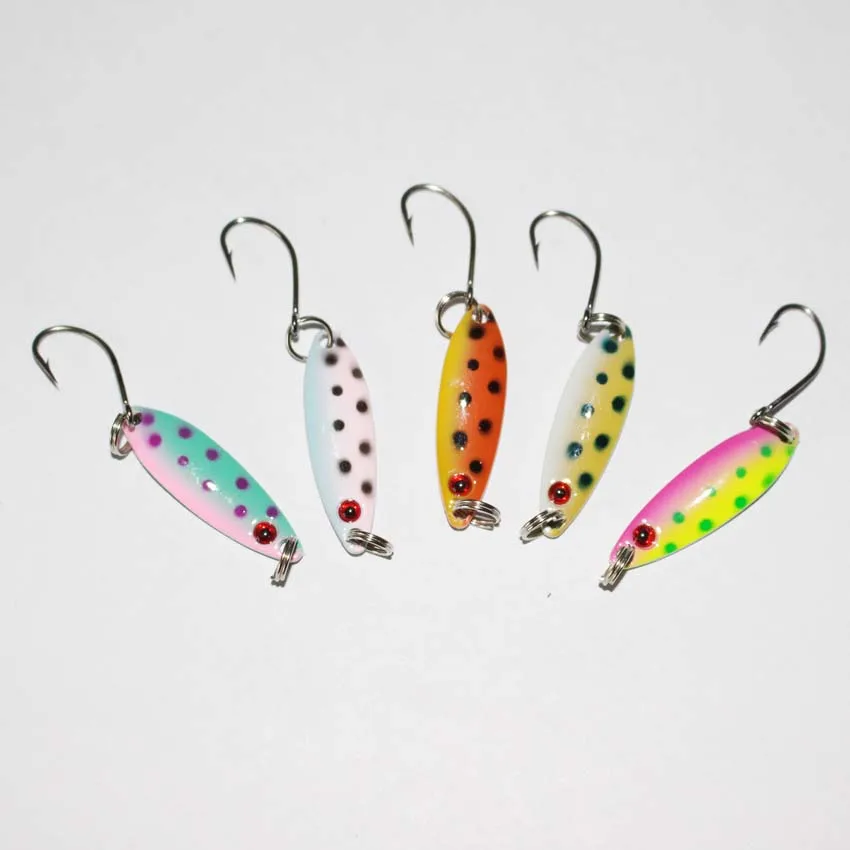 Wholesale Fishing Lure 3g Fishing Spoon Bait Pesca Fishing Tackle Sinking Lure Bass Bait Salmon