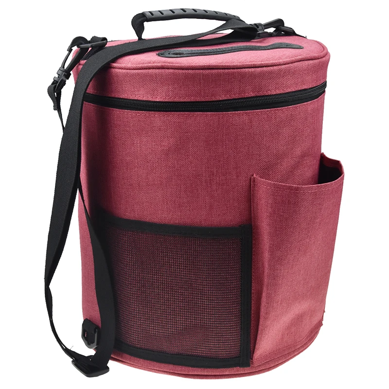 Looen Brand Practical Yarn Case Yarn Storage Knitting Yarn Bag Big Capacity Women Mom Home Crochet Hook Thread Yarn Storage Bag  (5)