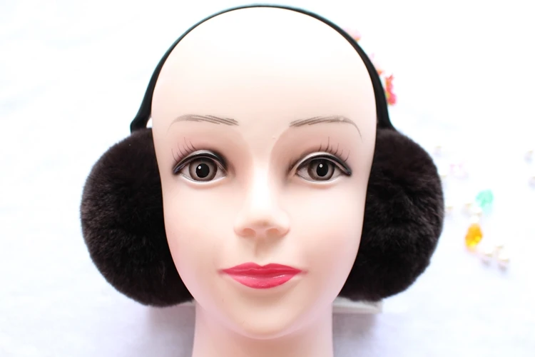 natural rex rabbit fur earmuffs (23)
