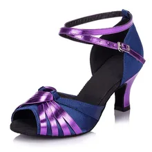 HXYOO/ стиль; женская обувь для латинских танцев; Высокий каблук 4,5-8,5 см; женские бальные туфли для сальсы; Танцевальная обувь для девочек; JYG426