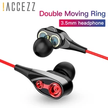 !ACCEZZ Wired In-Ear Stereo Earphone For iPhone Samsung Xiaomi 3.5mm Jack Headset Earbuds Bass Earphones With Volume Control&Mic !ACCEZZ Wired In-Ear Stereo Earphone For iPhone Samsung Xiaomi 3.5mm Jack Headset Earbuds Bass Earphones With Volume Control&Mic